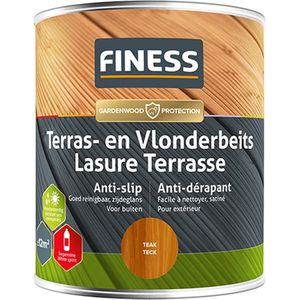 Finess terras- en vlonderbeits anti-slip teak - 750 ml