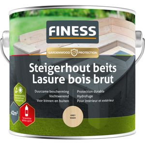 Finess steigerhoutbeits grey-wash - 2,5 liter