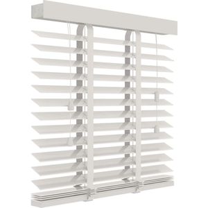 Decosol Horizontale Jaloezie Hout 50mm Wit 60 X 130cm