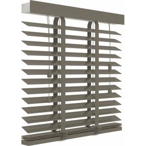 Decosol Horizontale jaloezie hout 50mm taupe 60 x 130cm