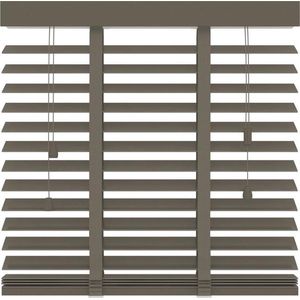 Decosol Horizontale Jaloezie Hout 50mm Taupe 80 X 180cm