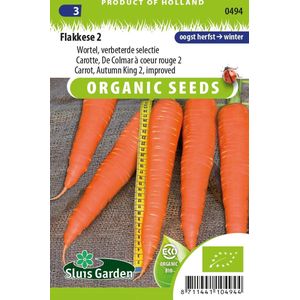 Sluis Garden - Wortel Flakkese 2, verbeterde selectie - BIO zaden