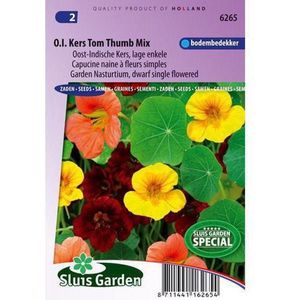 Sluis Garden - Oost-Indische kers Tom Thumb mix, lage enkelbloemig