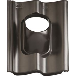 Ubbink - Dakdoorvoerpan - Kunststof - 131mm - 25-45° RBB - 1-pans