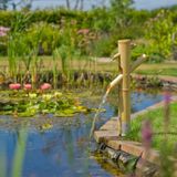 Ubbink Watertuimelaar II 70 cm Bamboe - Decoratieve Waterfontein