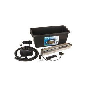 Ubbink Niagara Balk Waterval RVS + LED Verlichting 60cm Incl. Pomp