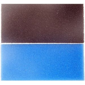 Filtermatten FiltraClear 6000/8000 1 x blauw 1 x zwart H4 x 26,5 x...