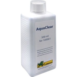 <p>De BioBalance Aqua Clear vijverwaterbehandeling voor algen van Ubbink is een vloeibaar vijverwaterverzorgingsproduct dat zorgt voor een heldere waterkwaliteit. Tijdens de eerste warme dagen in de lente kan de schoonheid van je vijver verminderd worden door donker en groen water, vaak als gevolg van een gebrek aan biologisch evenwicht. Gelukkig kan de BioBalance Aqua Clear je helpen om het water in je vijver weer helder en van goede kwaliteit te maken.</p>
<p>Het is belangrijk om de juiste en vooral langdurige maatregelen te nemen om het biologisch evenwicht in je vijver in stand te houden. Met de BioBalance Aqua Clear kun je dit bereiken. Deze vloeibare anti-algenbehandeling is speciaal ontwikkeld voor vijverwater en heeft een inhoud van 500 ml. Voor een optimale werking wordt aanbevolen om 25 ml per 500 L vijverwater te gebruiken.</p>
<ul>
  <li>Inhoud: 500 ml</li>
  <li>Gebruik: 25 ml per 500 L vijverwater</li>
  <li>Vloeibare anti-algenbehandeling voor vijverwater</li>
</ul>