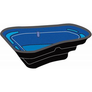 Ubbink - Voorgevormde Vijver Start - 500L - HDPE - 179x140cm