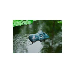 Ubbink - Drijvend nijlpaard - Spuitfiguur - waterornament - vijverdecoratie