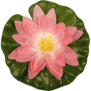 Ubbink vijverdecoratie waterlelie roze D 14 H 4,5 cm