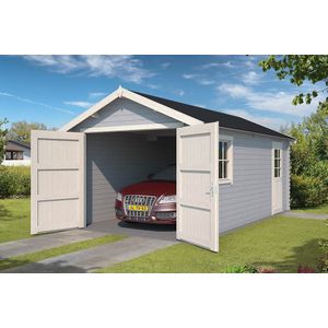 Outdoor Life Products | Garage Dillon 300 x 540 | Gecoat | Platinum Grey-Wit