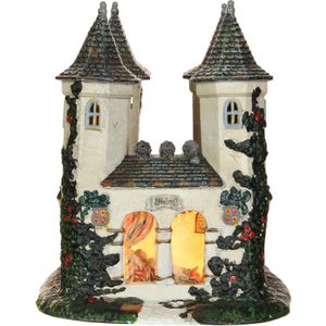 LuVille Efteling kasteel Doornroosje met verlichting 17,5 x 18,5 x 21 cm