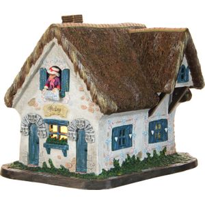 LuVille Efteling kerstdorp huisje van Vrouw Holle 19 x 14 x 16 cm