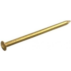 Spijkers STARX - Draadnagel messing bolkop - 1.8 x 32 mm - 20 gram.