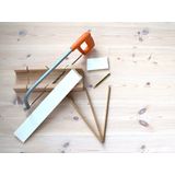 Toolland Verstekbak, precieze zaagsneden, ideaal voor professionals en doe-het-zelvers, 250 x 55 x 80 mm