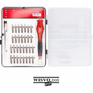 Wisvo Profi Tools 30-delig Precisie Schroevendraaier set