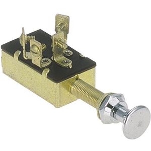 Talamex - Drukknopschakelaar - AAN/UIT/AAN - Robuust en Veelzijdig