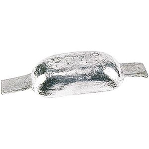 Talamex Magnesium anodes met lasstrip  1,30Kg 290 x 80 x 30mm