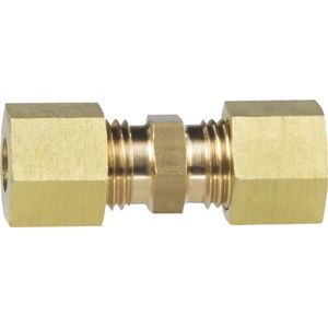 Talamex Messing koppelstukken / Recht 8 mm