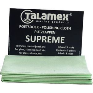 Talamex - Supreme - Microvezeldoek - Uitwasbaar - 3 Stuks