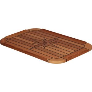 Talamex Tafelblad Soft Square teakhout B 40 x L cm
