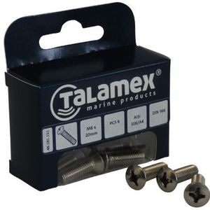 Talamex RVS Bout Philipskruiskop  M5 x 40 / 4 stuks