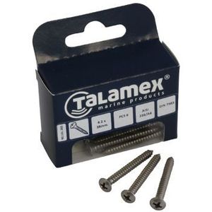 Talamex RVS Plaatschroef lens-philipskruiskop DIN 7983