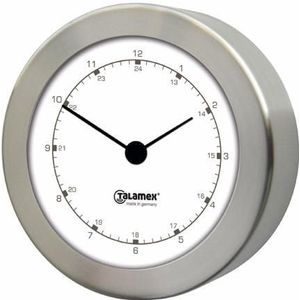 Talamex Scheepsklok. Barometer,Hygrometer RVS  Thermo-hygro meter