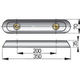 Talamex aluminium Anode 0,45 kg VETUS type 15