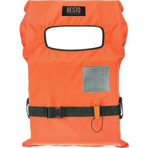 Besto Reddingsvest - Maat 50  - oranje/zwart Maat 50: gewicht 50-70kg / Drijfvermogen: 80N