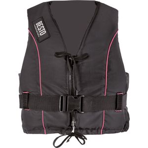 Besto Dinghy Zipper 50N zwemvest - Zwart/Roze XL