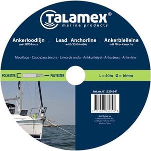 Talamex Ankerloodlijn polyester  16 mm x 40 m