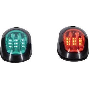 Led Navigatieverlichting Zwart Opbouw Set (Sb+Bb)