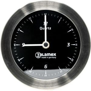 Talamex Serie 100 RVS Blackline  Klok