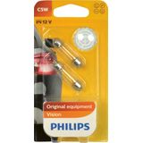 Interieurverlichting - Buislamp C5W - 12 Volt - 5 Watt - Blisterverpakking