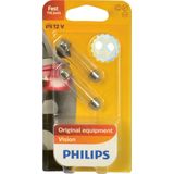 Philips - 12866B2 Gloeilamp - Kentekenverlichting - 12V - Set van 2 Stuks