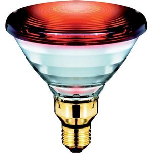 Philips PAR38 Infraroodlamp E27 150W 1200K 230V - Warmtelamp - Rood Licht