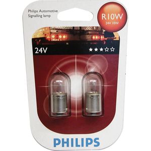 Philips - R10W - Gloeilamp - 24V - 2 Stuks