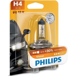 Philips - 12342PRC1 - H4 Vision - 60/55W - 12V - Per Stuk