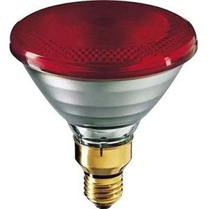 Philips - Par 38 Infrared Gloeilamp - E27 - 100W - Rood