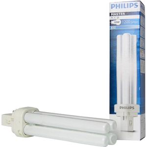 Philips Compact Fluorescente Spaarlamp Plc 830 18w 2 Pins