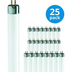 Voordeelpak 25x Philips TL Mini 8W 33-640 | 29cm - Koel Wit