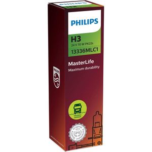 Philips Gloeilamp 24V 70W H3 MasterLife
