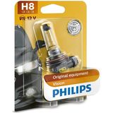 PHILIPS Gloeilamp - Grootlicht - Halogeen - H8 - 12 Volt - Blisterverpakking