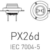 Philips - HALOGEEN LAMP - H7 - 24 V - 70 W - PX26d Fitting