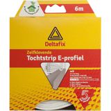 Tochtstrip E-Profiel Wit 6M