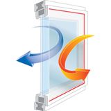 Deltafix Raam isolatiefolie - transparant - 150 x 250 cm - incl. bevestigingstape - energiebesparend