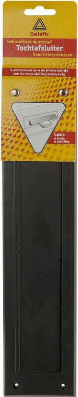 Brievenbus - RVS - Zwart - Met Sleutel