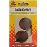 Deltafix - Deurbuffer - Bruin - 38mm - 2st